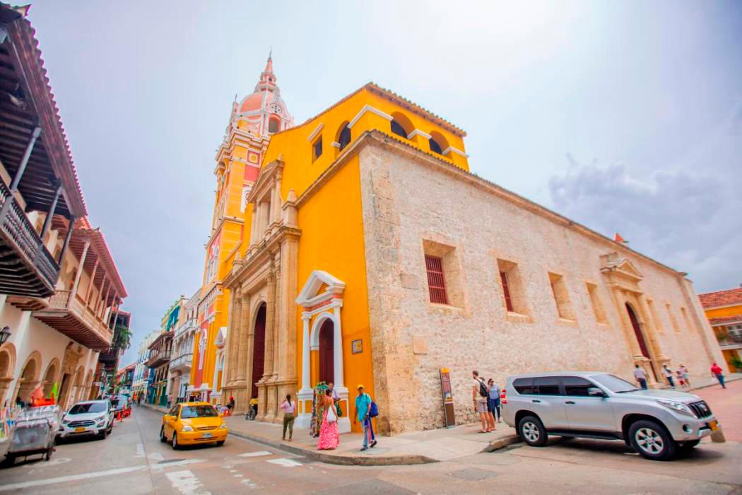 Catedral en cartagena, sitio turístico